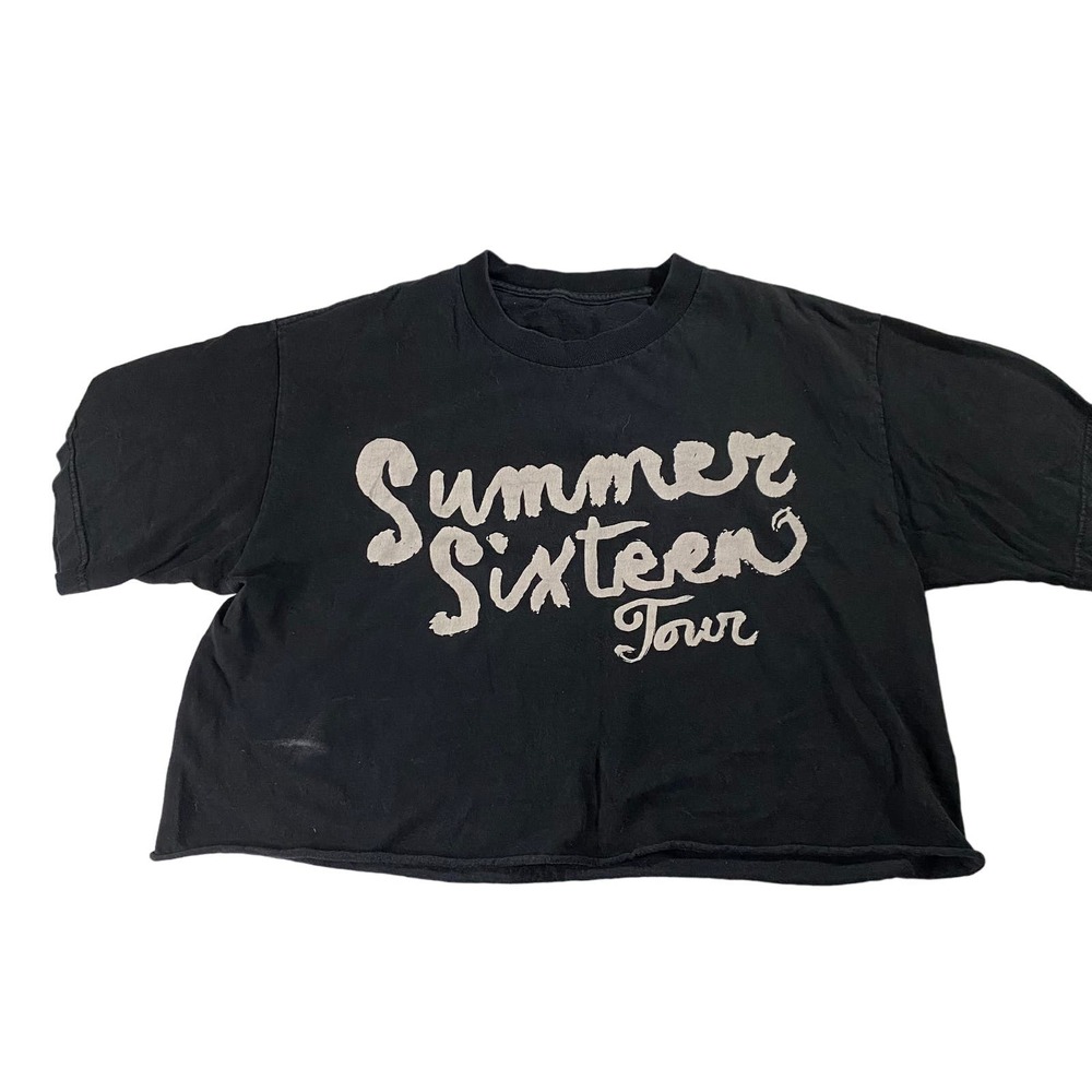 Drake Summer Sixteen Tour Cropped T Shirt Women's Medium Band T